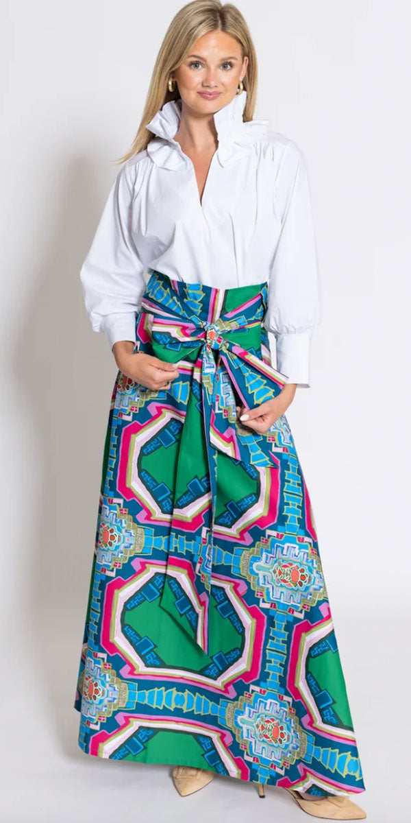 House of MBR Portico Brady Wrap Skirt