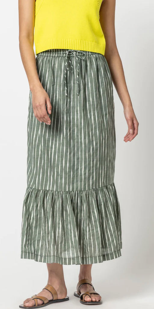 Lilla P Long Peplum Skirt