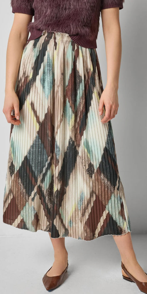 Lilla P Pleat Maxi Skirt