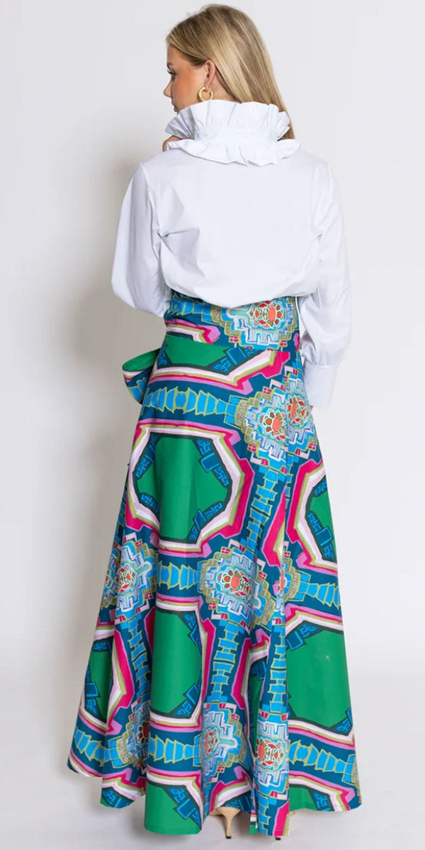House of MBR Portico Brady Wrap Skirt
