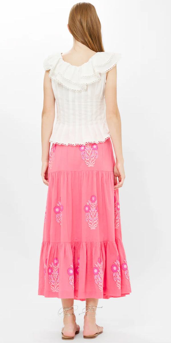 Oliphant Button Front Skirt