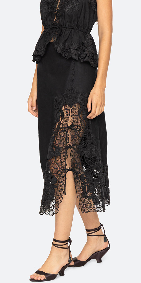 SEA NY Katharine Tie Skirt