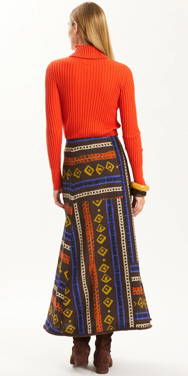 Tyler Boe Val Rails Stripe Skirt