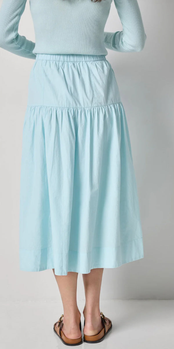 Lilla Poplin Yoke Skirt