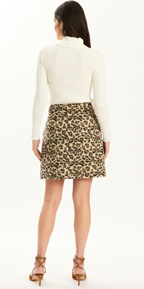 Tyler Boe Twiggy Cheetah Skirt