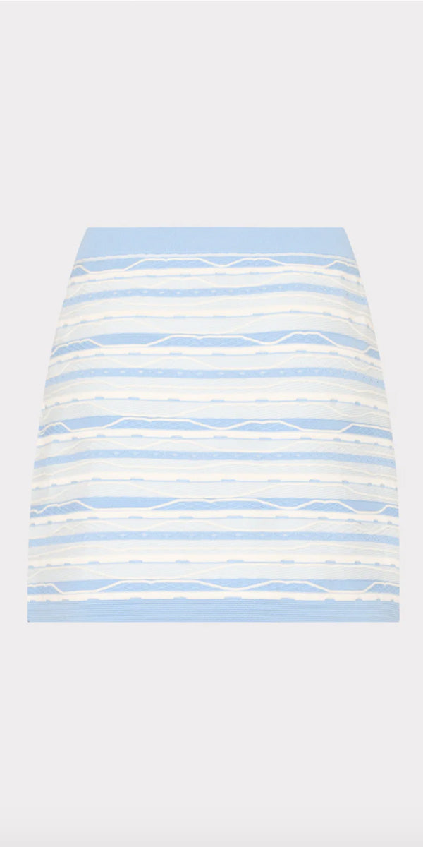 Milly Sawyer Stripe Mini Skirt