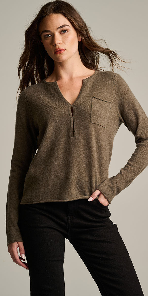Lisa Todd Pure Pocket V Sweater