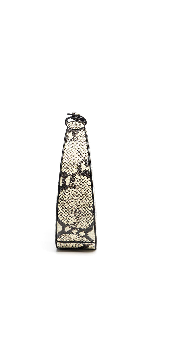 STAUD Good Night Moon Bag White Snake