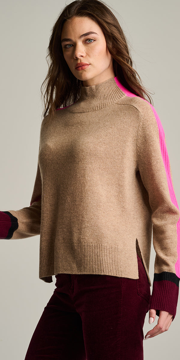 Lisa Todd High Spirits Mock Neck Sweater