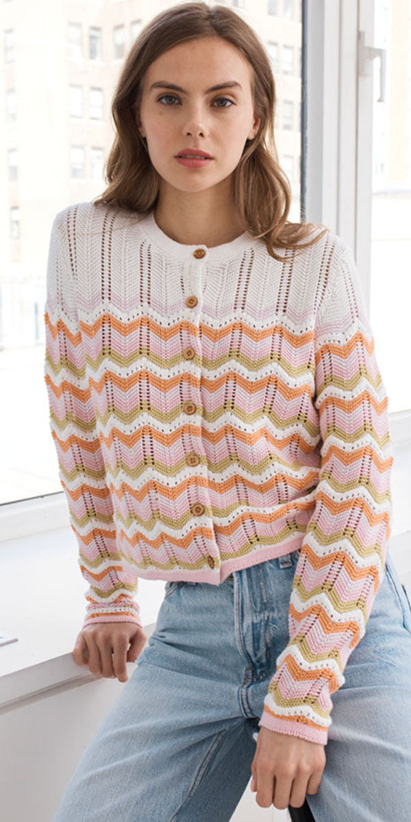 Autumn Cashmere Boxy Stitch Cardigan