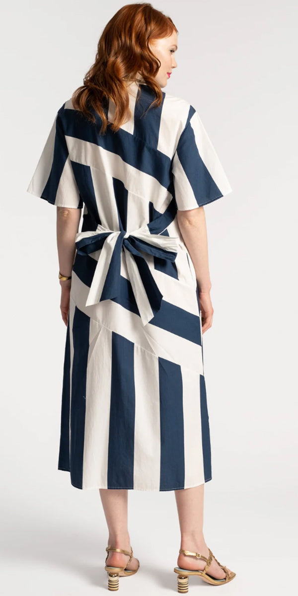 Frances Valentine Amanda Striped Shirtdress