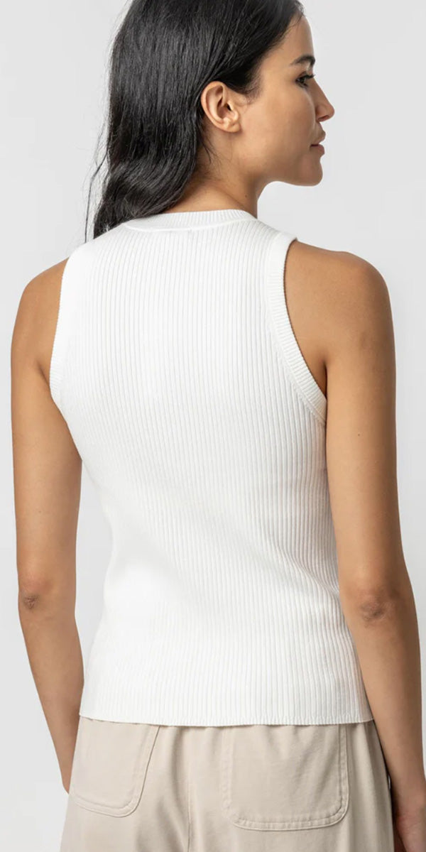 Lilla P Perfect Rib Tank Sweater