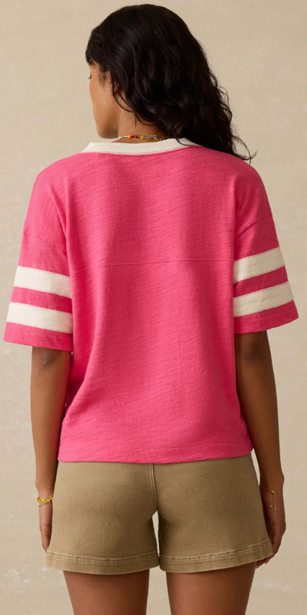 Faherty Sunwashed Slub Varsity Tee