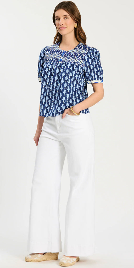 Tyler Boe Kenzie Mixed Print Top
