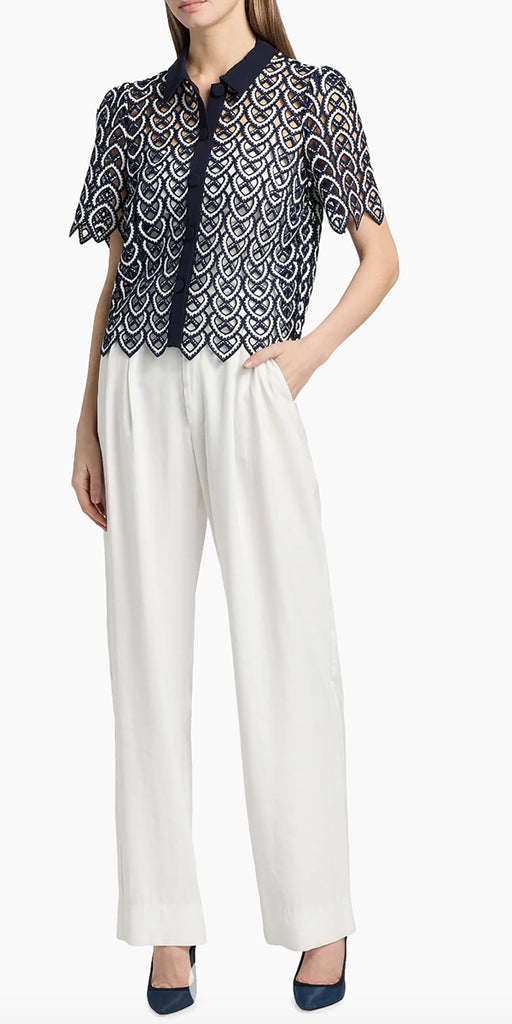 Milly Addison Lace Top