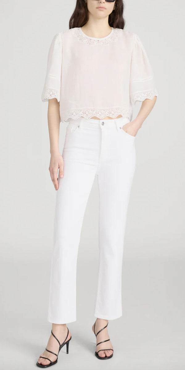 FRAME The Embroidered Top