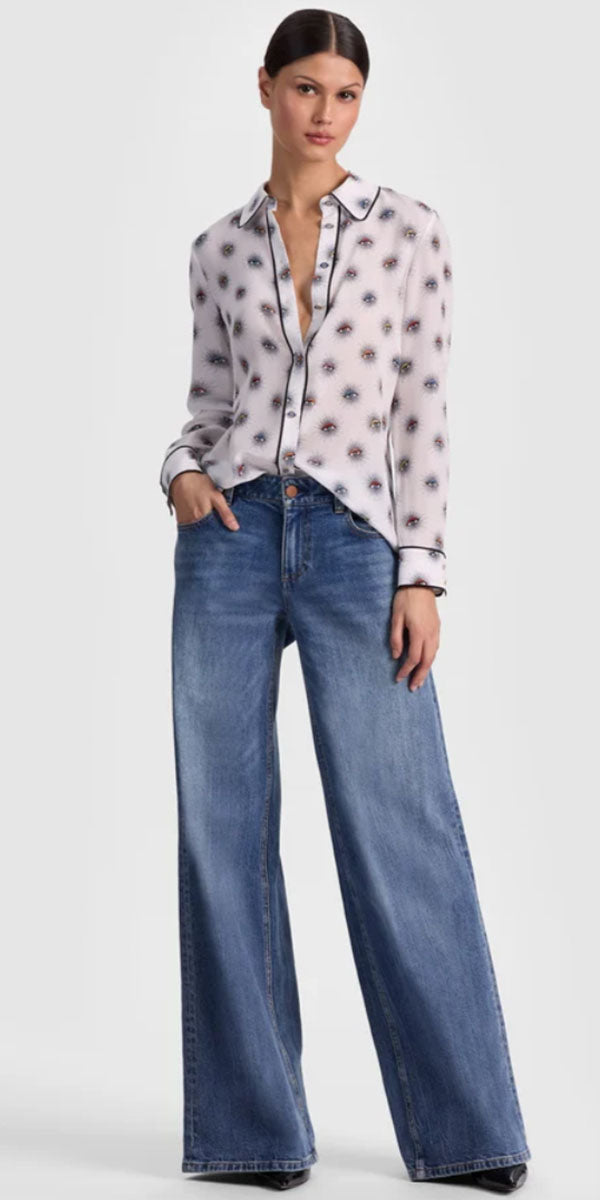 Alice + Olivia Willa Combo Visionary Top