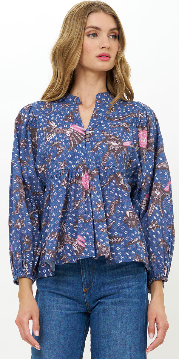 Oliphant Mandarin Balloon Top