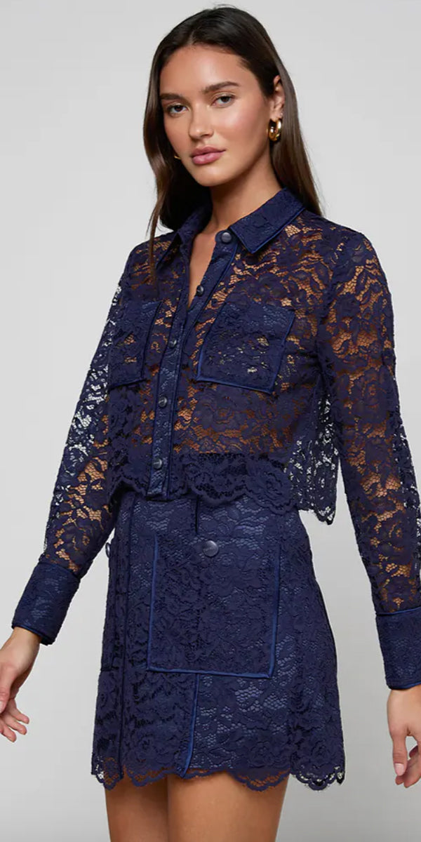 L'Agence Roelle Lace Blouse