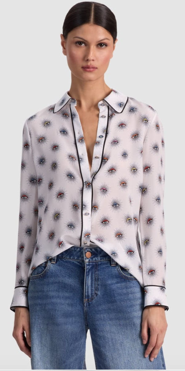 Alice + Olivia Willa Combo Visionary Top