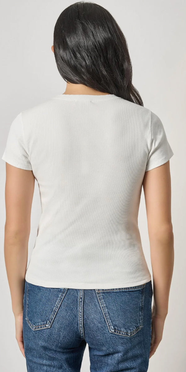 Lilla P Sunwashed Cap Sleeve V-Neck
