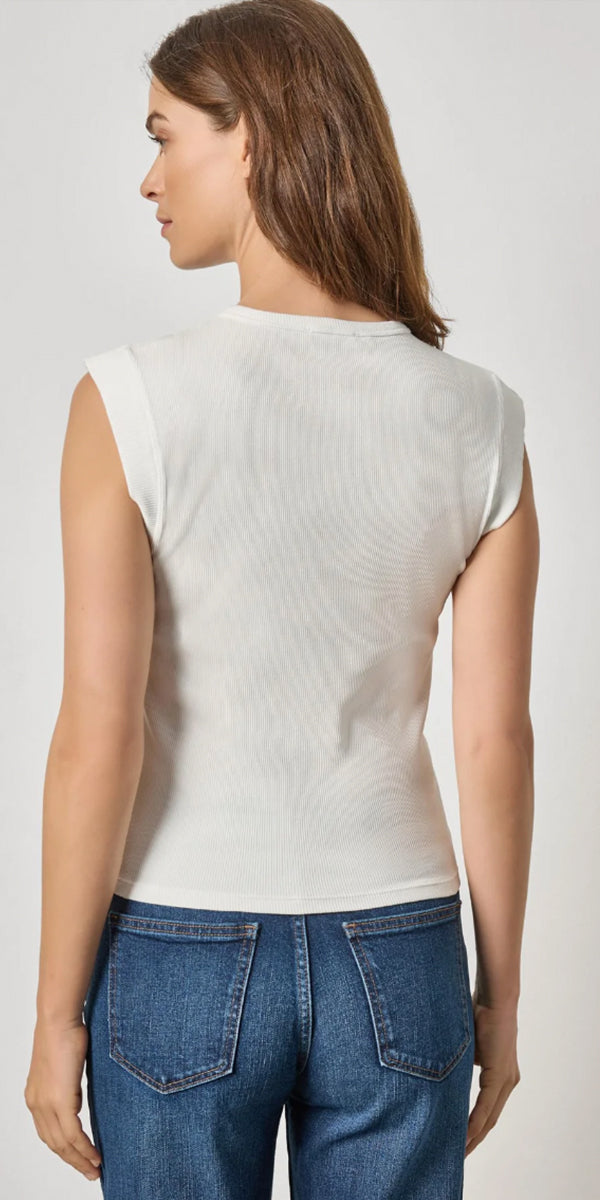 Lilla P Sunwashed Cap Sleeve Henley