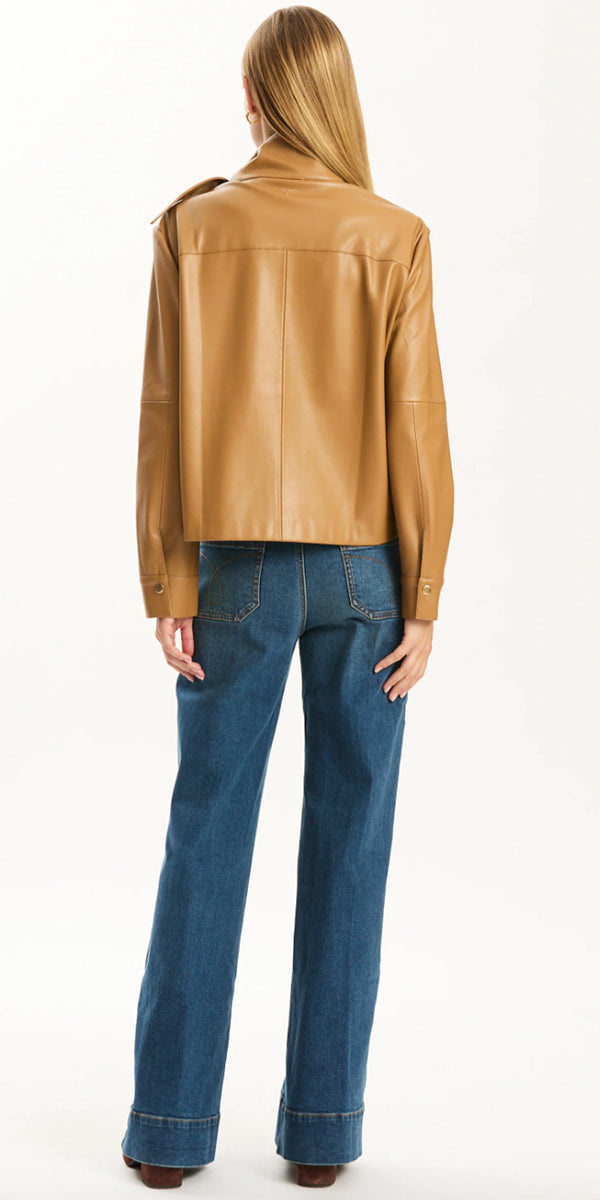 Tyler Boe Rebecca Leather Tie Top