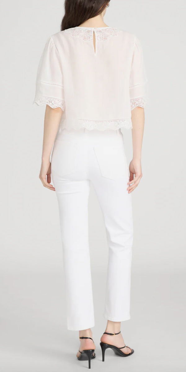FRAME The Embroidered Top