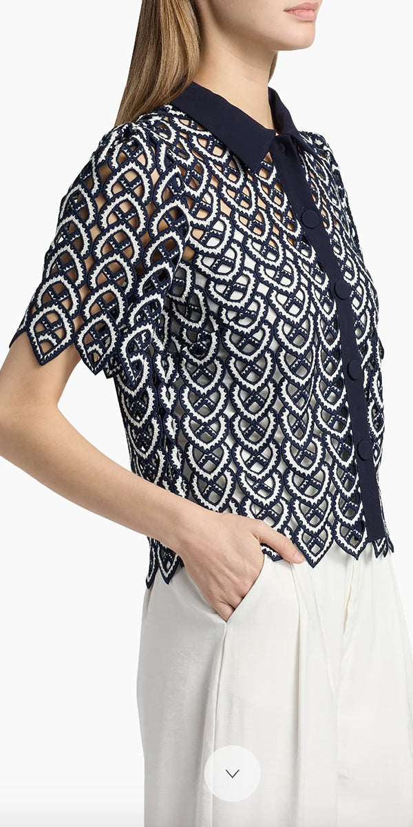 Milly Addison Lace Top