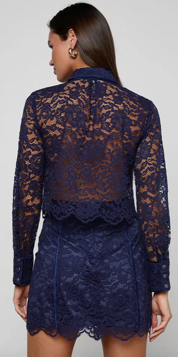 L'Agence Roelle Lace Blouse