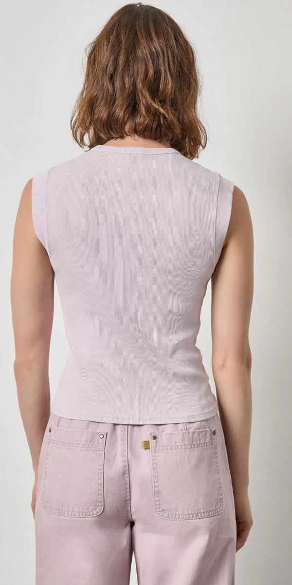 Lilla P Sunwashed Cap Sleeve Henley