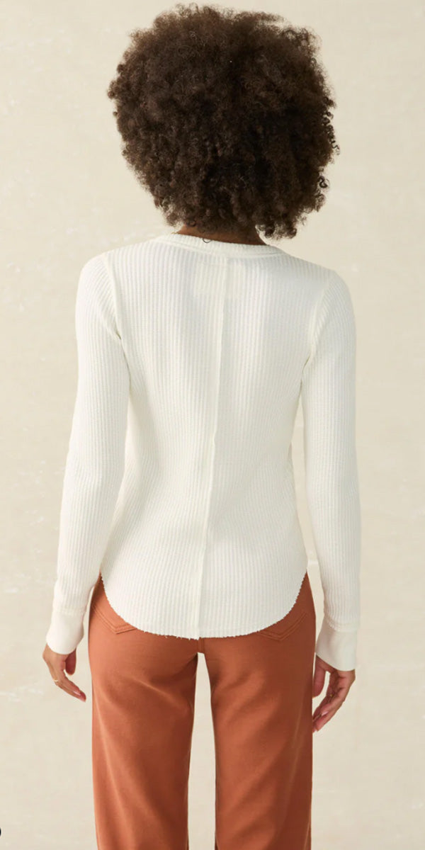 Faherty Legend Apres Waffle Henley Top