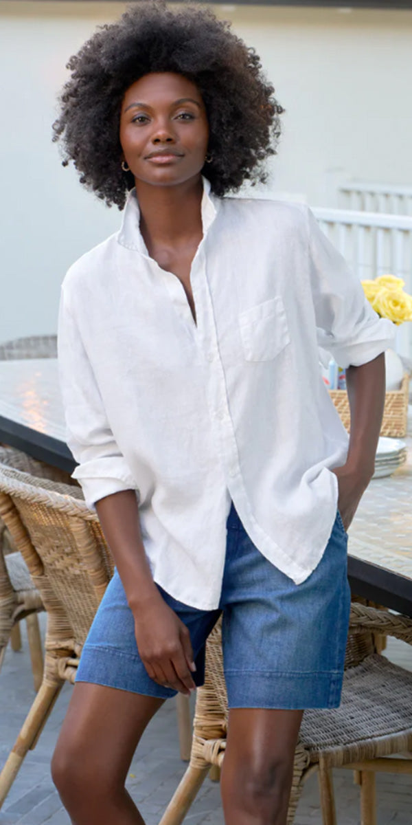 Frank & Eileen Eileen Linen Button Up