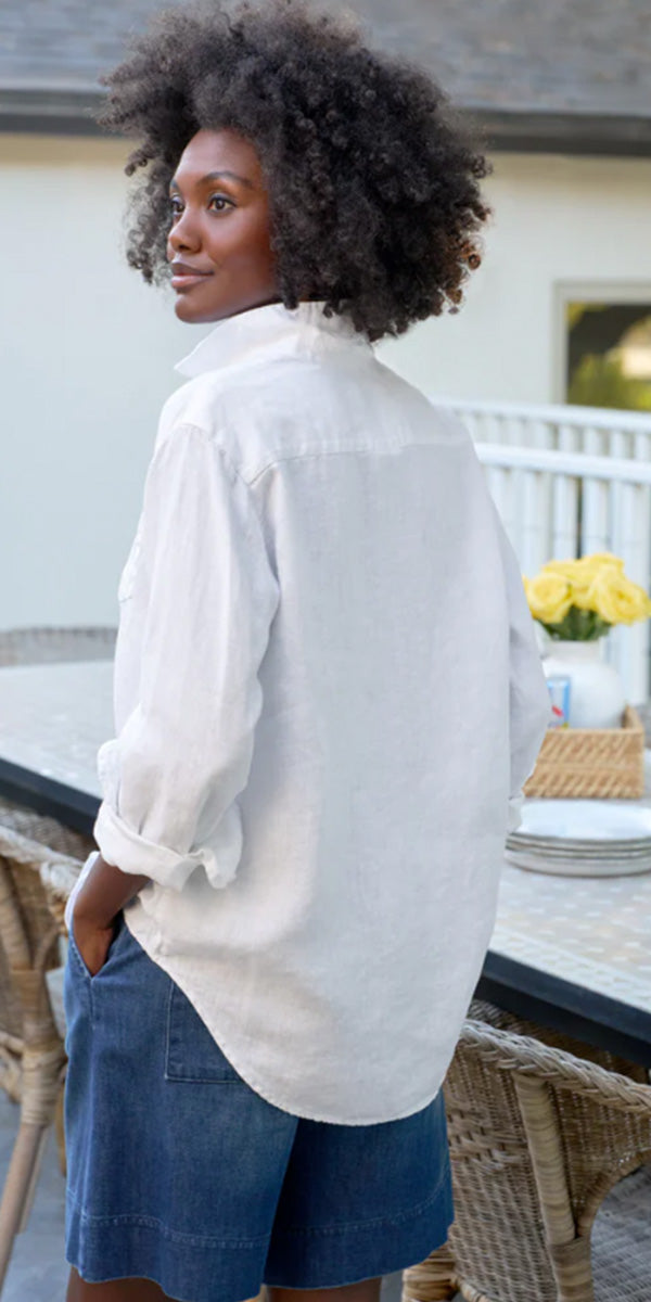 Frank & Eileen Eileen Linen Button Up