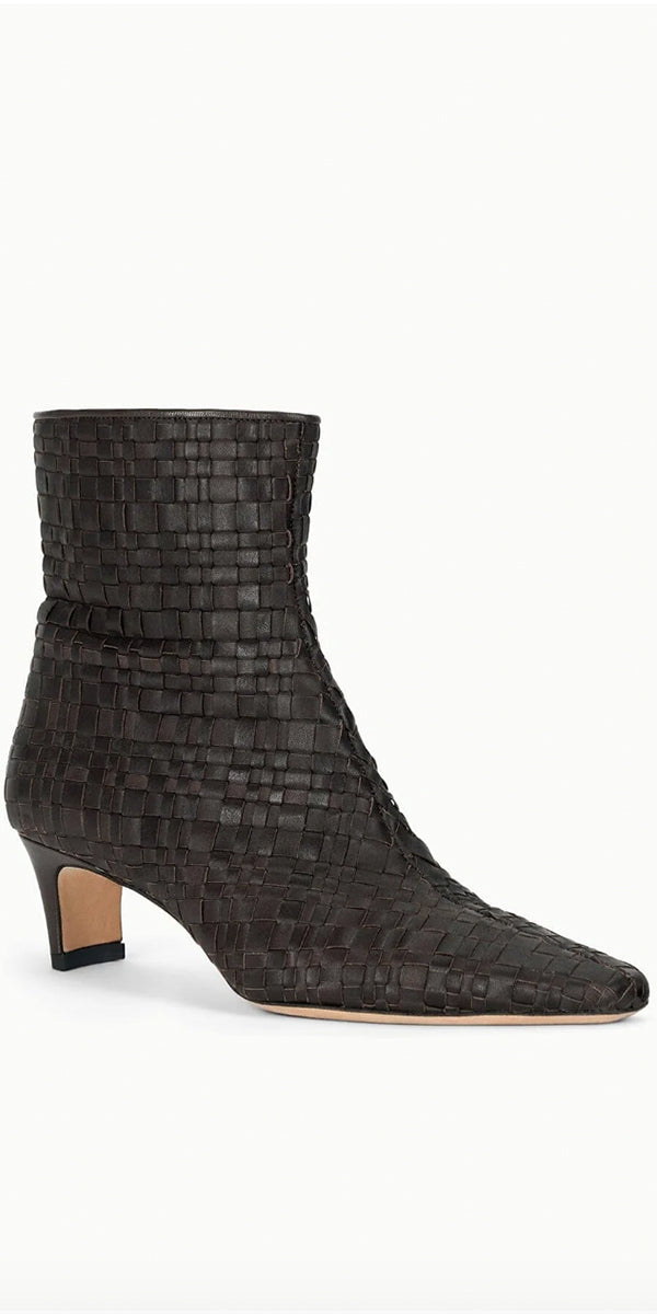 Staud Woven Wally Ankle Boot
