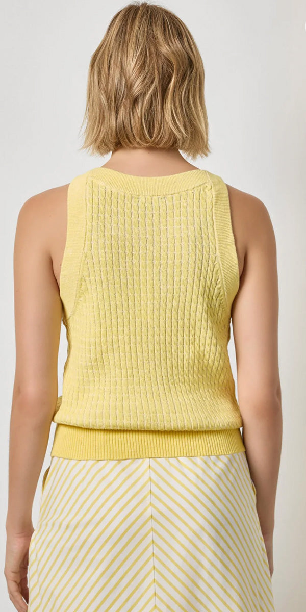 Lilla P Mini Cable Knit Tank