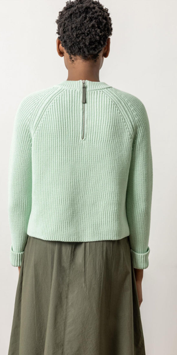 Lilla P Zip Back Raglan Sweater